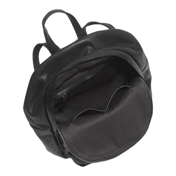 Brand New Madewell Lorimer Backpack Black Leather - Picture 9 of 9